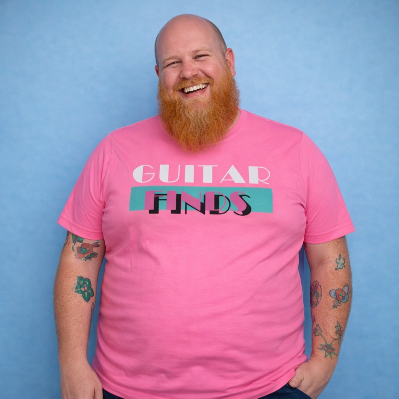 guitarfinds-miami-vice-pink-limited-edition-t-shirt GuitarFinds "Miami Vice" Pink Limited Edition T-Shirt