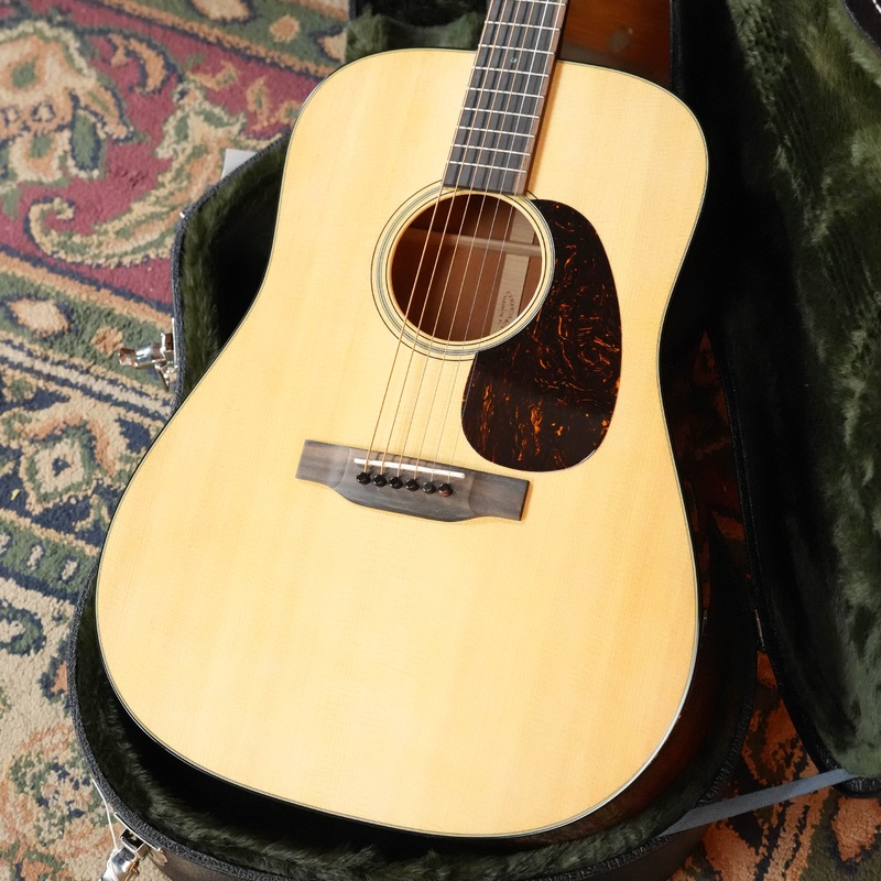 martin-d-18-spruce-mahogany-gloss-finish-dreadnought-acoustic-guitar-5420 Martin D-18 Spruce/Mahogany Gloss Finish Dreadnought Acoustic Guitar #5420
