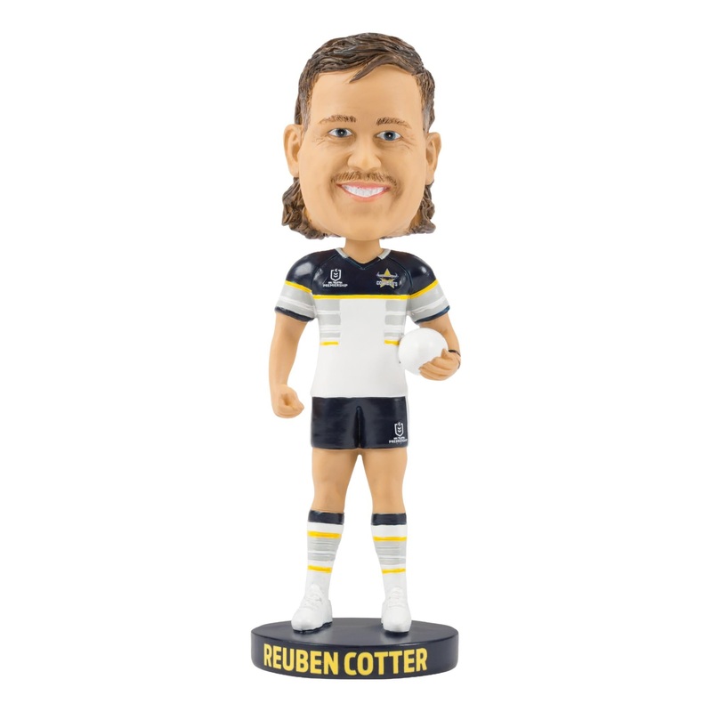 nrl-north-queensland-cowboys-reuben-cotter-bobblehead NRL - North Queensland Cowboys - Reuben Cotter Bobblehead