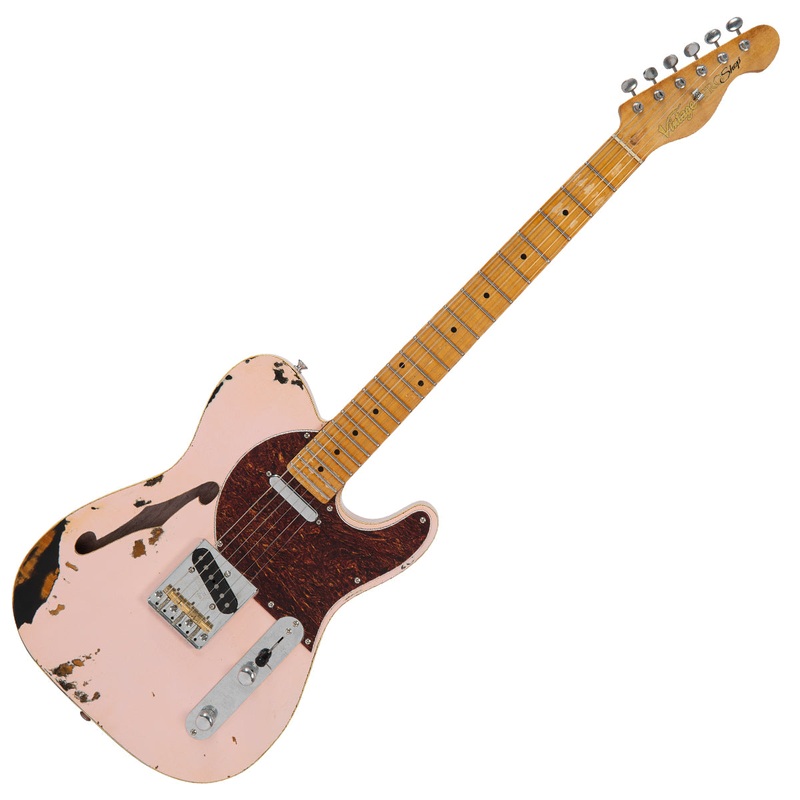vintage-v72-proshop-custom-build-distressed-shell-pink-over-sunburst Vintage V72 ProShop Custom-Build ~ Distressed Shell Pink over Sunburst