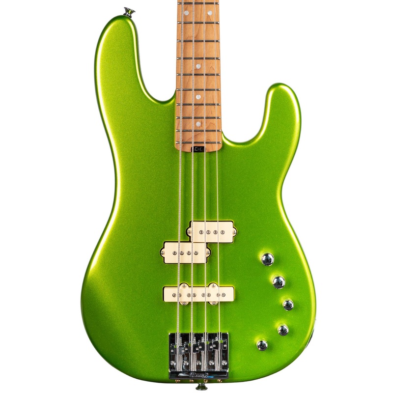 charvel-pro-mod-san-dimas-bass-pj-iv-lime-green-metallic CHARVEL PRO-MOD SAN DIMAS BASS PJ IV - LIME GREEN METALLIC