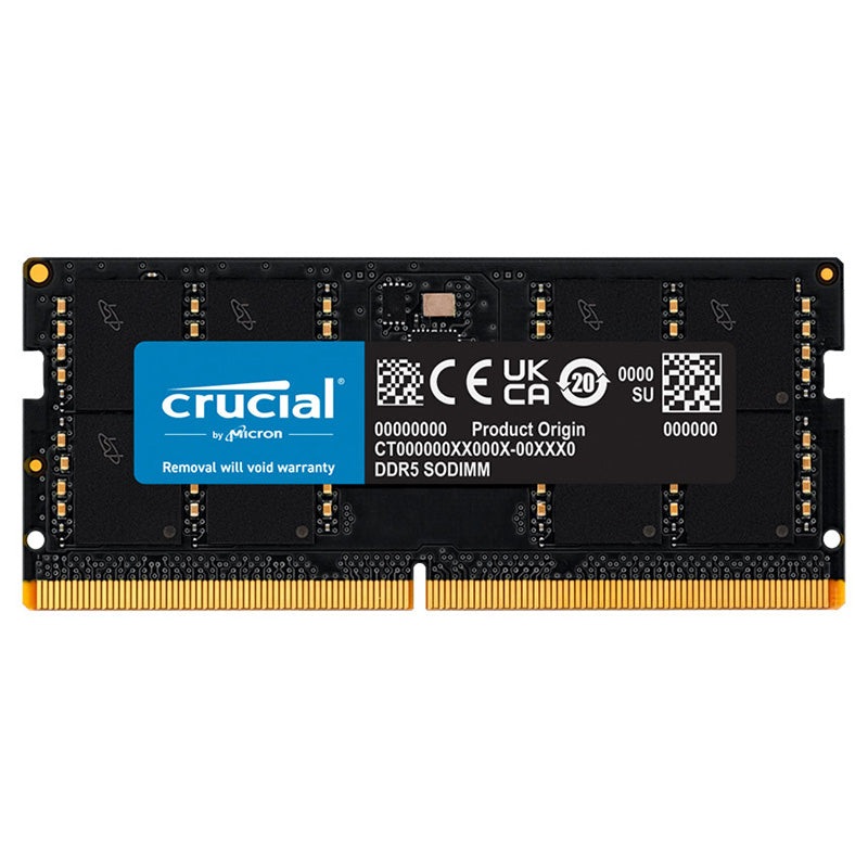crucial-32gb-1x32gb-ct32g48c40s5-4800mhz-sodimm-ddr5-ram Crucial 32GB (1x32GB) CT32G48C40S5 4800MHz SODIMM DDR5 RAM