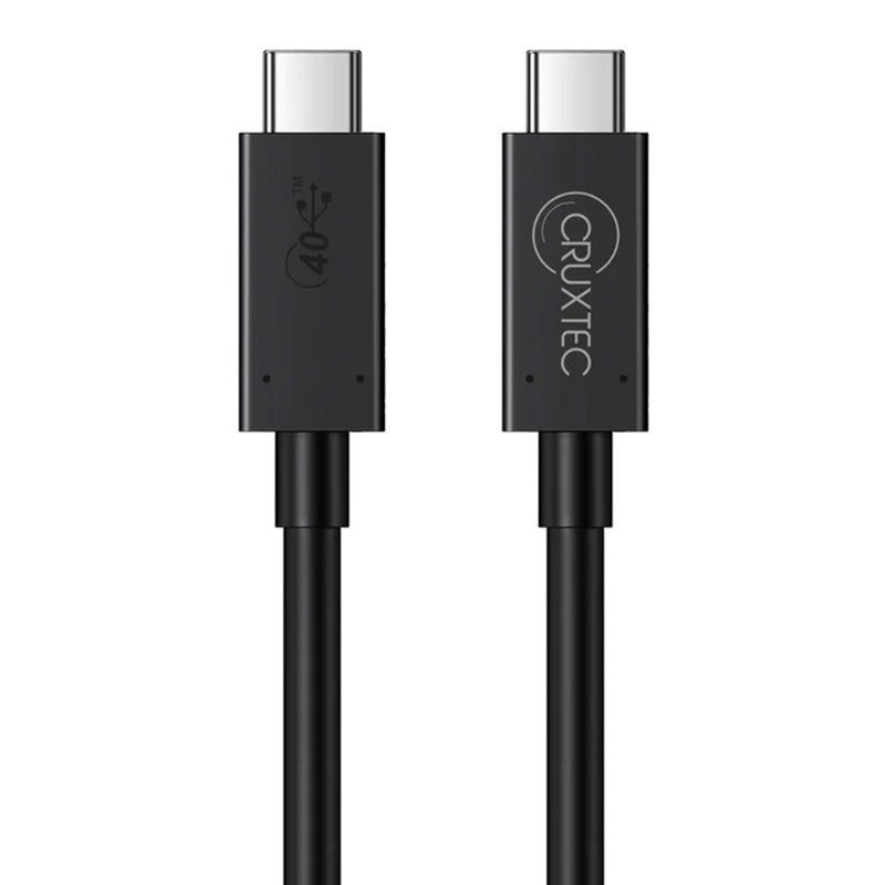 cruxtec-usb4-usb-c-full-feature-coaxial-cable-1m Cruxtec USB4 USB-C Full-Feature Coaxial Cable 1m