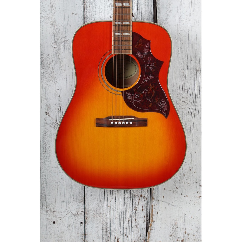 epiphone-hummingbird-studio-acoustic-electric-guitar-faded-cherry-sunburst Epiphone Hummingbird Studio Acoustic Electric Guitar Faded Cherry Sunburst