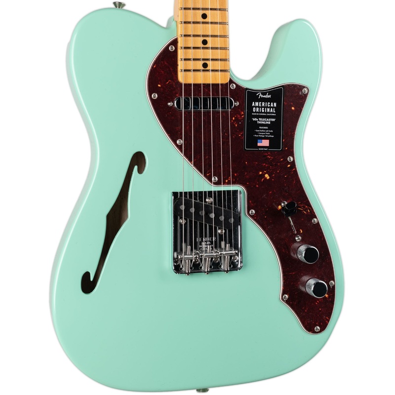 fender-american-original-60s-telecaster-thinline-maple-fingerboard-surf-green FENDER AMERICAN ORIGINAL 60S TELECASTER THINLINE MAPLE FINGERBOARD - SURF GREEN