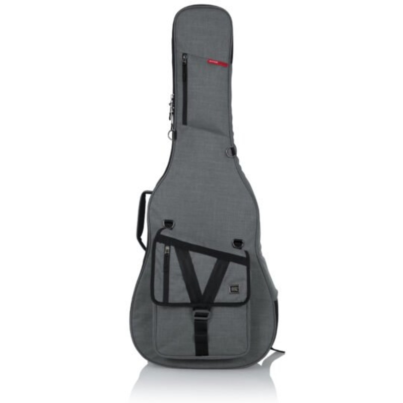 gator-cases-gt-acoustic-gry-transit-series-acoustic-guitar-gig-bag Gator Cases GT-ACOUSTIC-GRY Transit Series Acoustic Guitar Gig Bag