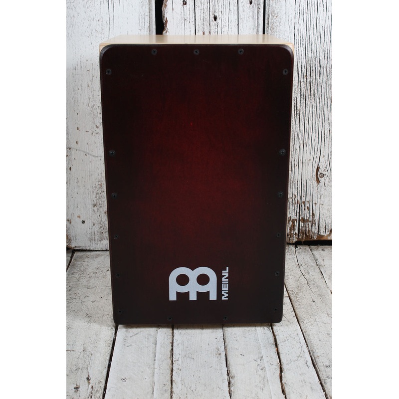 meinl-sc100rdb-snarecraft-cajon-with-dual-internal-fixed-snare-wires-red-burst Meinl SC100RDB Snarecraft Cajon with Dual Internal Fixed Snare Wires Red Burst