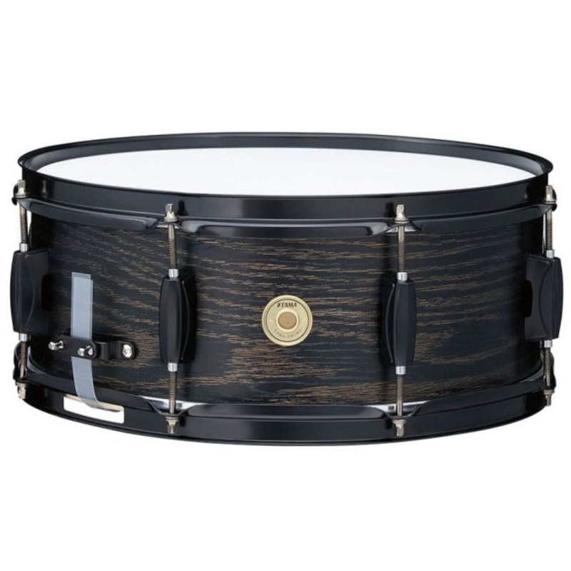 tama-wp1455bkbow-5-5x14-woodworks-snare-drum-poplar-black-oak-wrap Tama WP1455BKBOW 5.5x14 Woodworks Snare Drum, Poplar, Black Oak Wrap