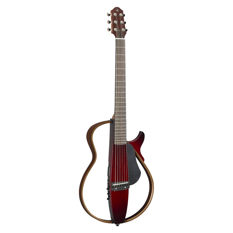 yamaha-slg200s-crb-steel-string-silent-guitar-crimson-red Yamaha SLG200S-CRB Steel String Silent Guitar, Crimson Red