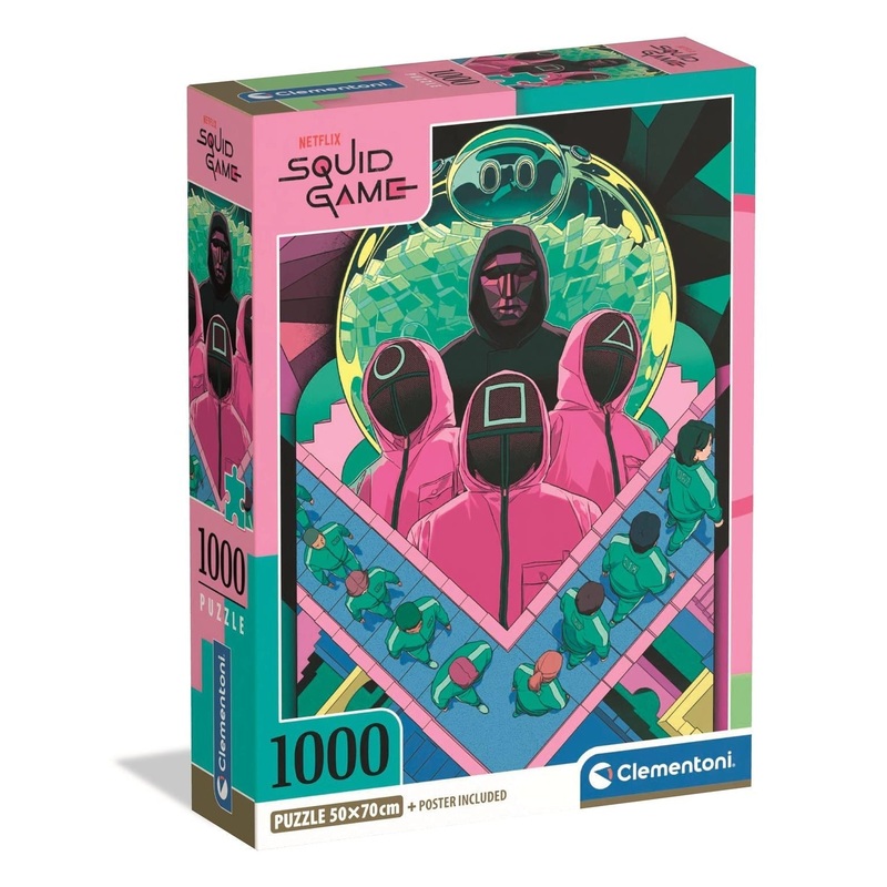 clementoni-puzzle-squid-game-masked-1-000-pieces Clementoni Puzzle Squid Game Masked 1,000 Pieces