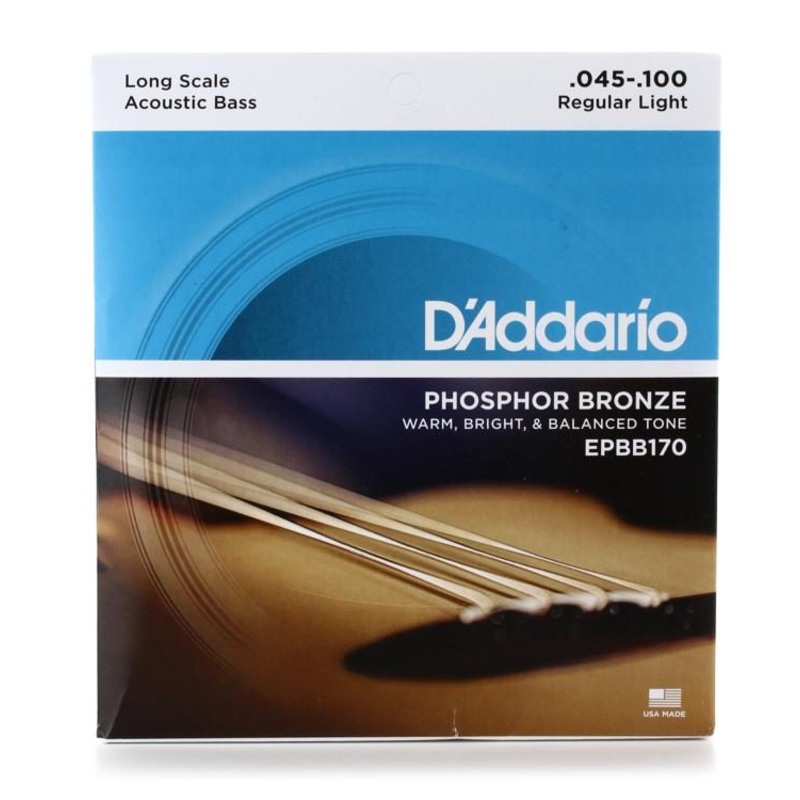 d-addario-phos-brnz-acoustic-bass-strings-45-100 D'Addario Phos Brnz Acoustic Bass Strings 45-100