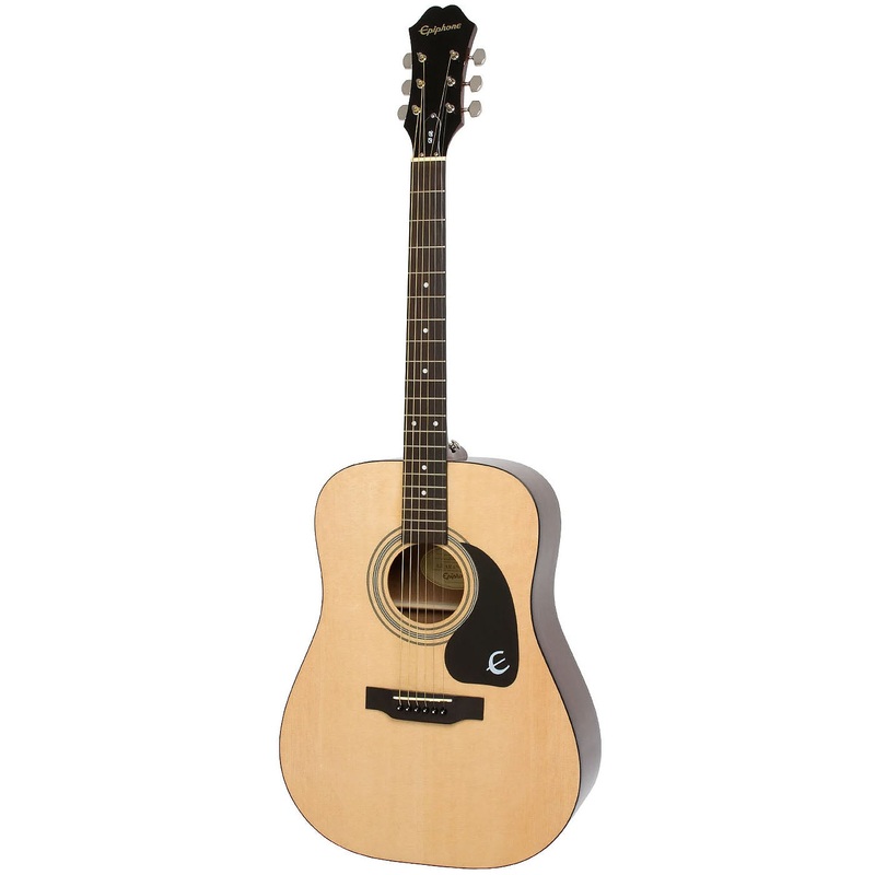epiphone-ea10nach1-dr-100-dreadnought-acoustic-guitar-natural Epiphone EA10NACH1 DR-100 Dreadnought Acoustic Guitar, Natural