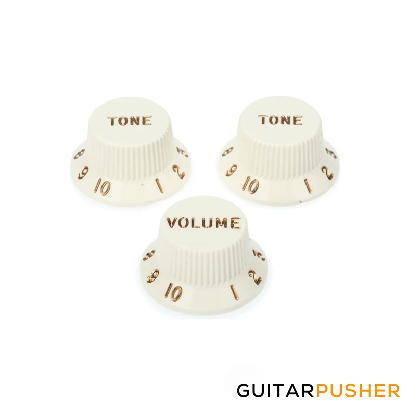 fender-stratocaster-knob-set-1-volume-2-tone-parchment-white-005-6254-049 Fender Stratocaster Knob Set 1 Volume, 2 Tone - Parchment White 005-6254-049