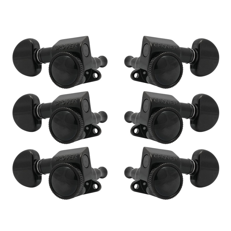 genuine-grover-mid-size-roto-grip-locking-black-3-3-rotomatic-tuners Genuine Grover Mid-Size Roto-Grip Locking Black 3+3 Rotomatic Tuners