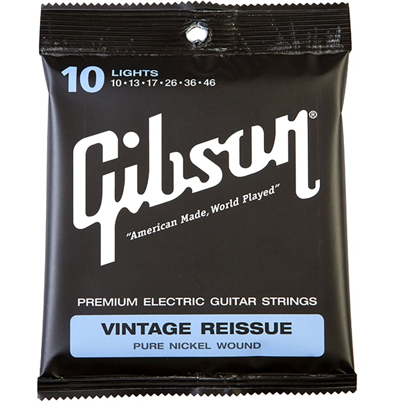 gibson-vintage-reissue-electric-guitar-strings-light-10-46 GIBSON Vintage Reissue Electric Guitar Strings - Light 10-46