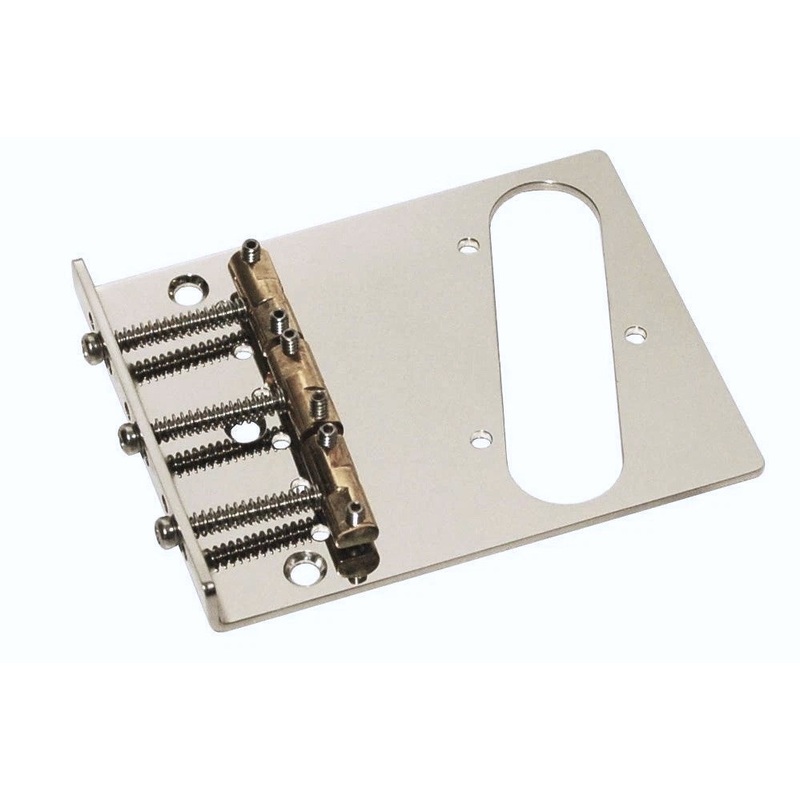 hipshot-stainless-steel-3-compensated-saddle-tele-bridge-3-hole-mounting Hipshot Stainless Steel 3 Compensated Saddle Tele Bridge - 3 Hole mounting