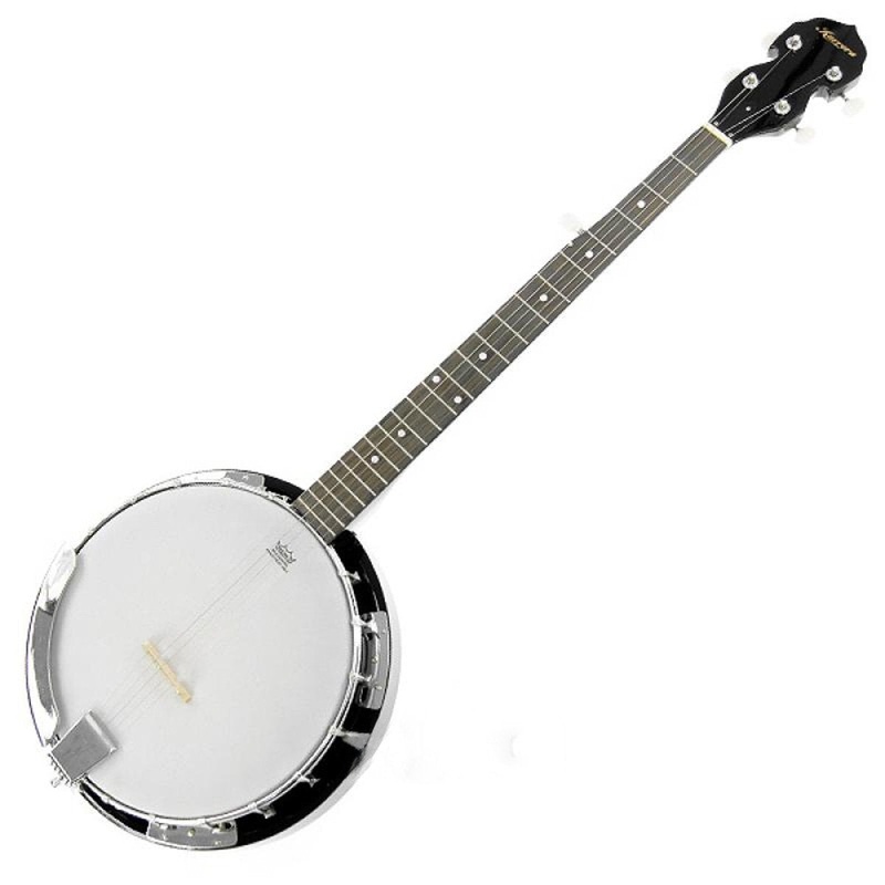 karrera-5-string-resonator-banjo-black Karrera 5-String Resonator Banjo (Black)