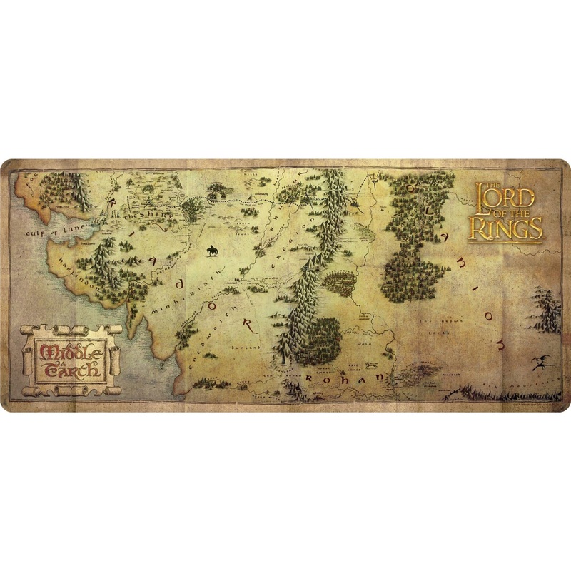 lord-of-the-rings-map-xxl-gaming-mat Lord Of The Rings - Map - XXL Gaming Mat