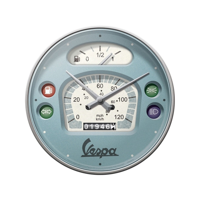 nostalgic-art-wall-clock-retro-vespa-speedo-design-30cm Nostalgic-Art Wall Clock Retro Vespa Speedo Design 30cm