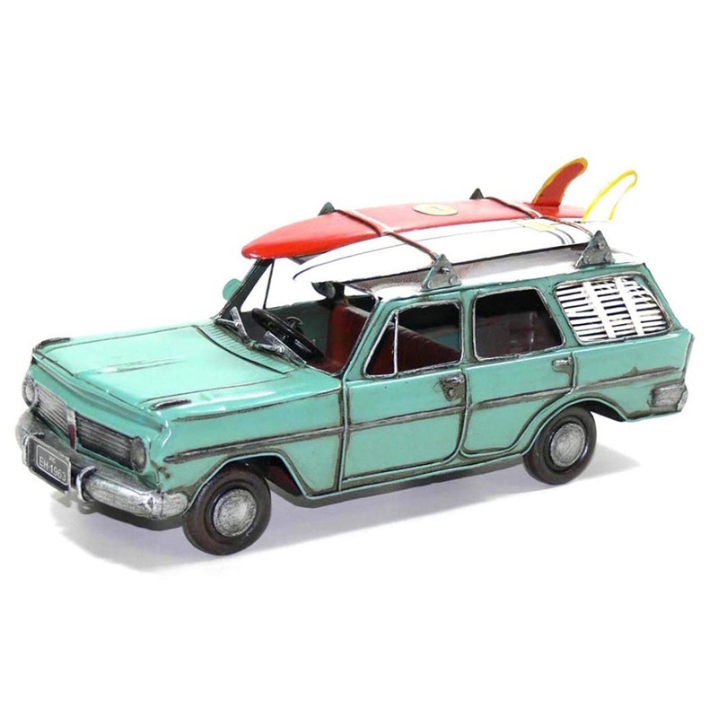 boyle-metal-ornament-home-decor-eh-station-wagon-car-with-surfboards-29cm Boyle Metal Ornament Home Decor EH Station Wagon Car with Surfboards 29cm