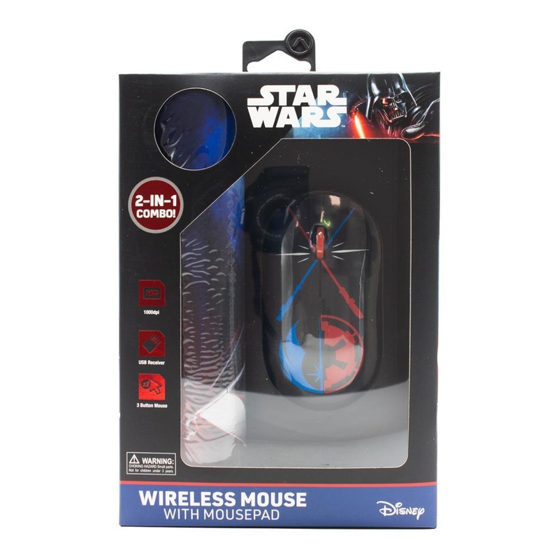 disney-star-wars-bluetooth-wireless-mouse-with-mousepad-computer-accessory Disney Star Wars Bluetooth Wireless Mouse with Mousepad Computer Accessory