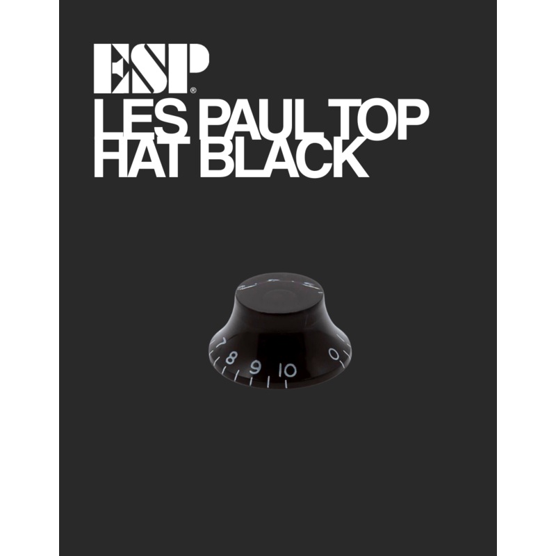 esp-top-hat-knob-black ESP Top Hat Knob - Black