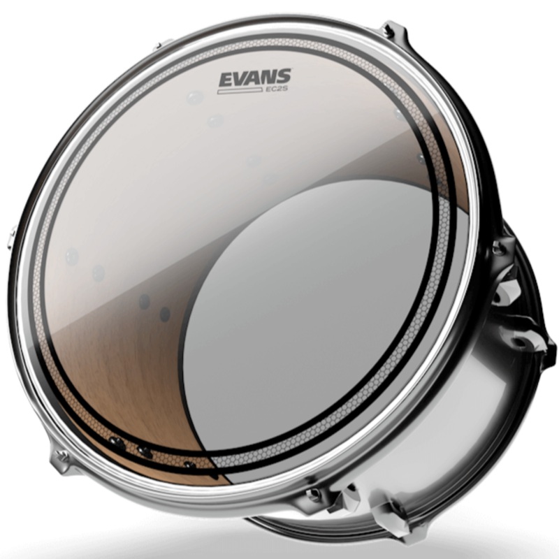 evans-tt12ec2s-ec2-clear-drum-head-12-inch Evans TT12EC2S EC2 Clear Drum Head, 12 Inch