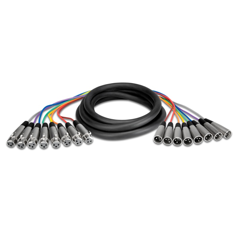 hosa-xlr-802-balanced-snake-xlr3f-to-xlr3m-2-m Hosa XLR-802 Balanced Snake, XLR3F to XLR3M, 2 m