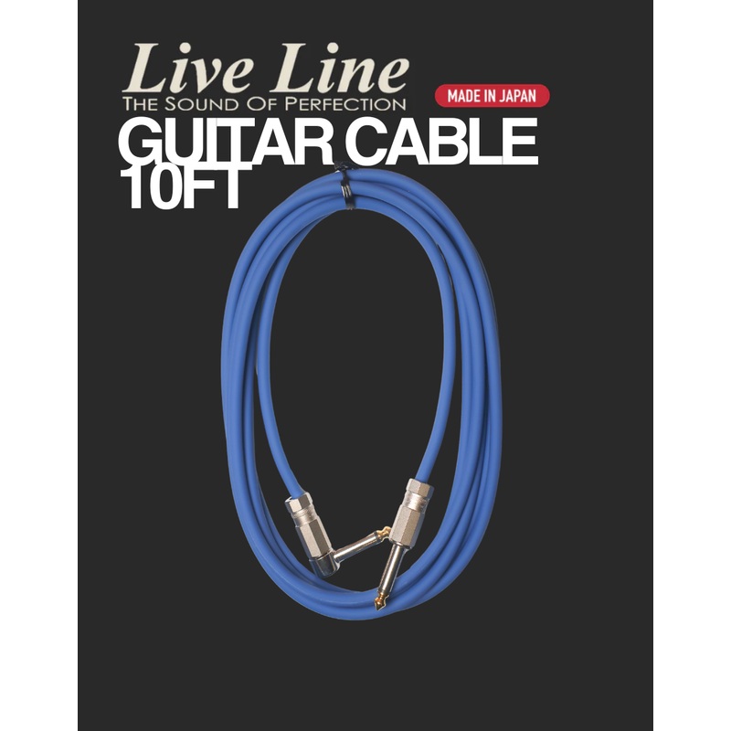 liveline-japan-instrument-cable-3m-blue Liveline Japan Instrument Cable 3M - Blue