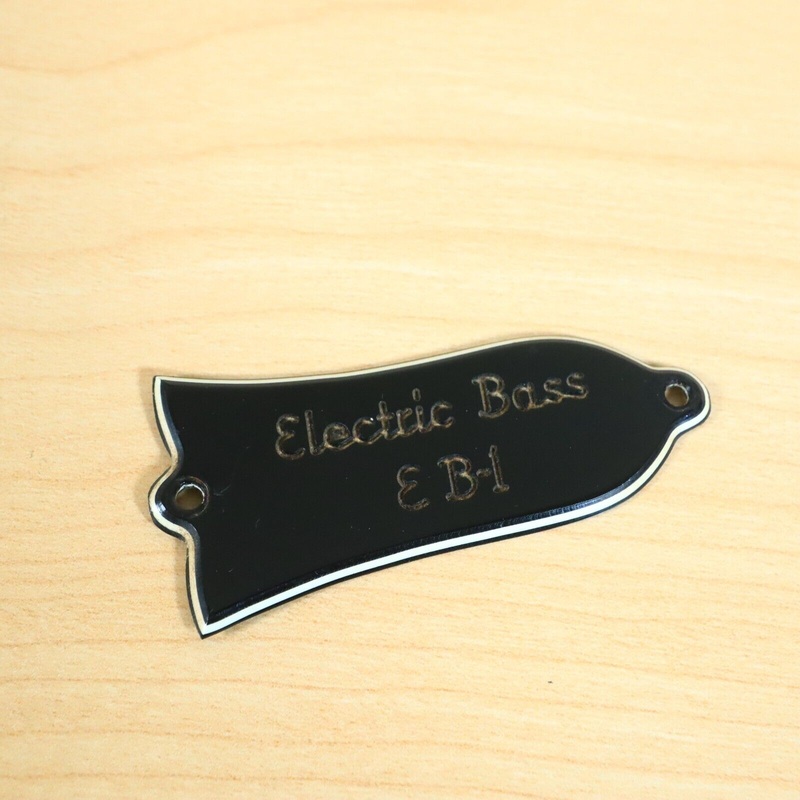 vintage-1968-70-gibson-bass-guitar-eb-1-truss-rod-cover Vintage 1968-70 Gibson Bass Guitar EB-1 Truss Rod Cover