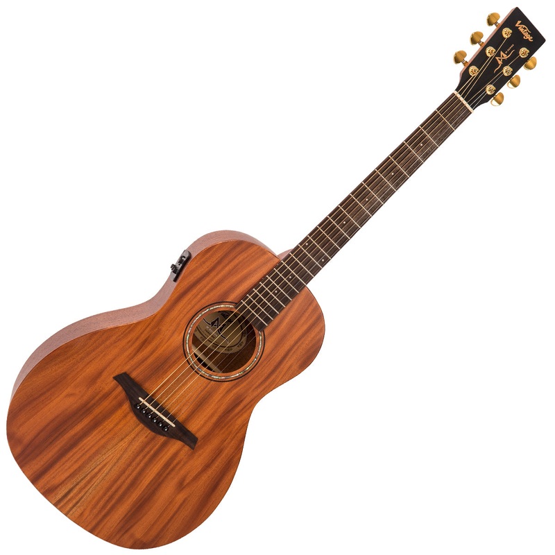 vintage-mahogany-series-parlour-electro-acoustic-guitar-satin-mahogany Vintage Mahogany Series 'Parlour' Electro-Acoustic Guitar ~ Satin Mahogany