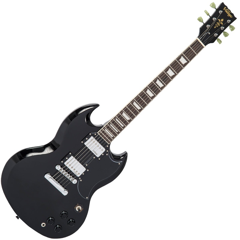 vintage-vs6-reissued-electric-guitar-boulevard-black Vintage VS6 ReIssued Electric Guitar ~ Boulevard Black