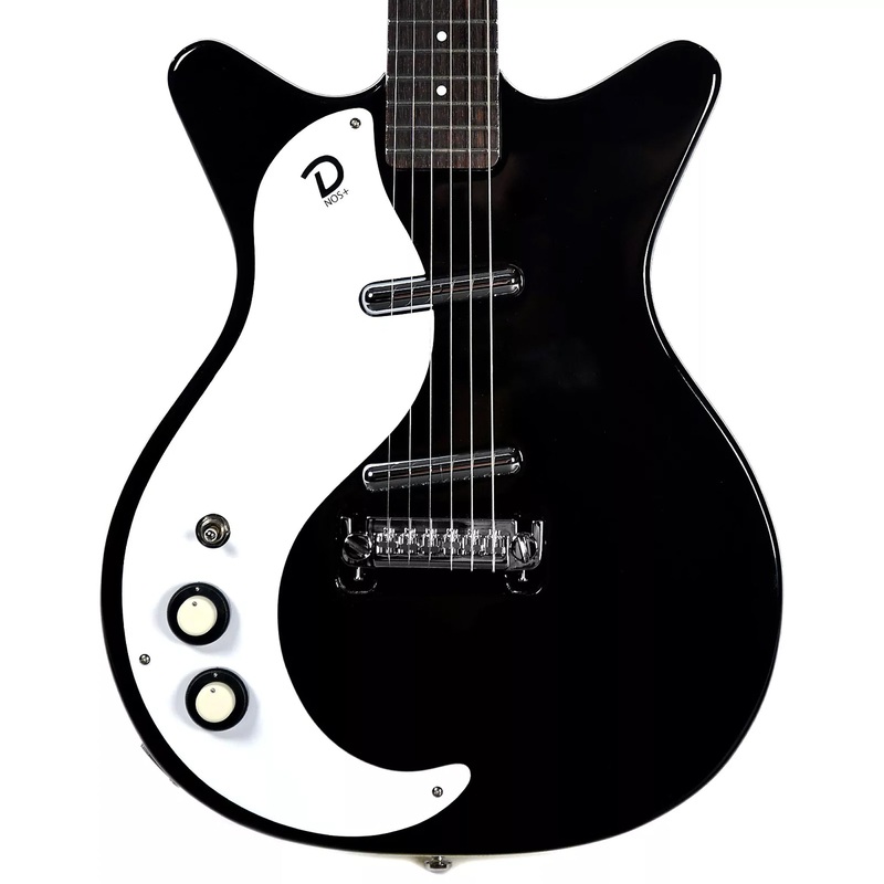 danelectro-59m-nos-left-handed-guitar-black Danelectro 59M NOS+ Left-Handed Guitar - Black