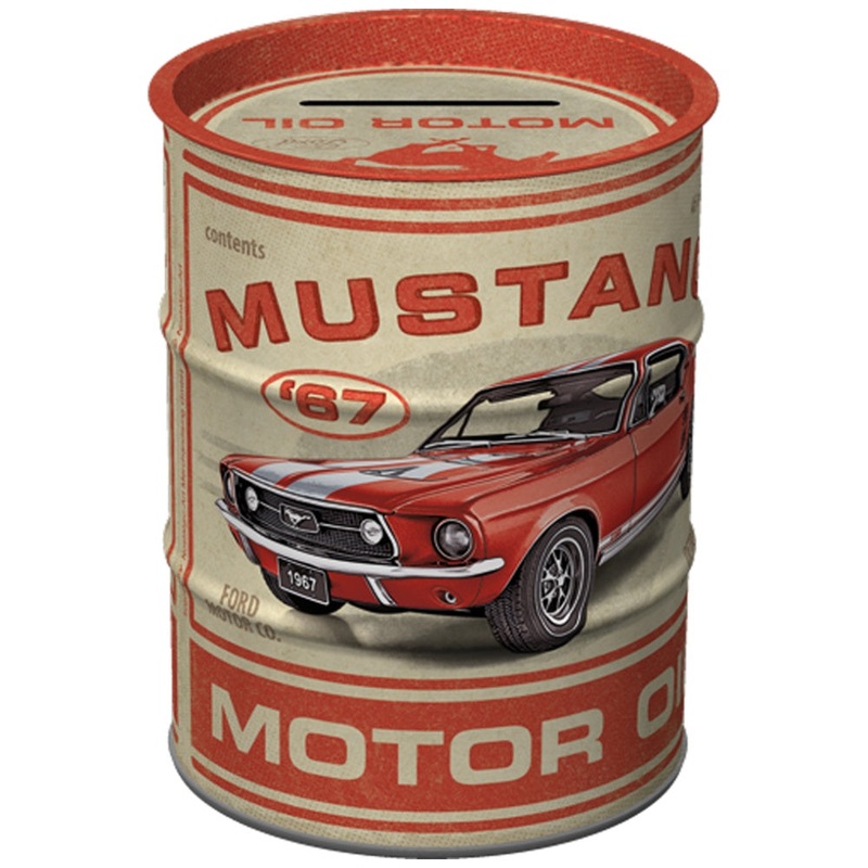 nostalgic-art-oil-barrel-ford-mustang-gt-1967-motor-vintage-money-box Nostalgic-Art Oil Barrel Ford Mustang GT 1967 Motor Vintage Money Box
