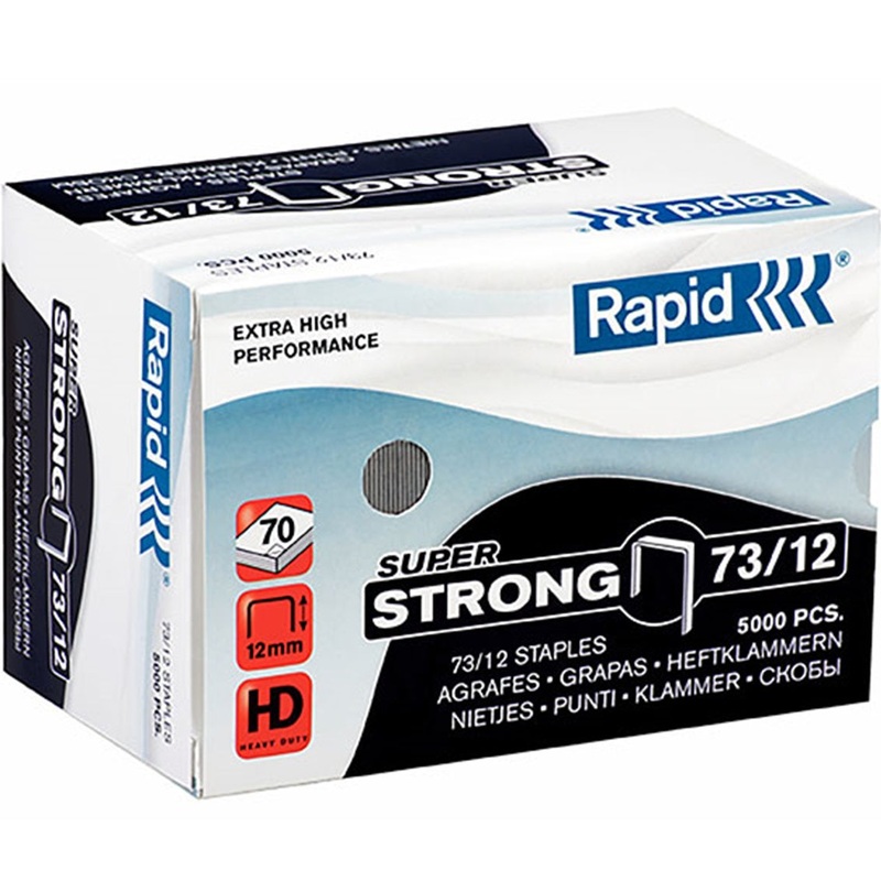 rapid-super-strong-staples-73-12-box-5000-12mm-leg Rapid Super Strong Staples 73/12 Box 5000 12mm Leg