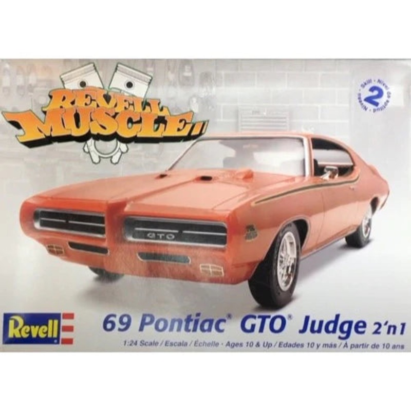 revell-1-24-69-pontiac-gto-judge-2in1 Revell 1/24 69 Pontiac GTO Judge 2in1