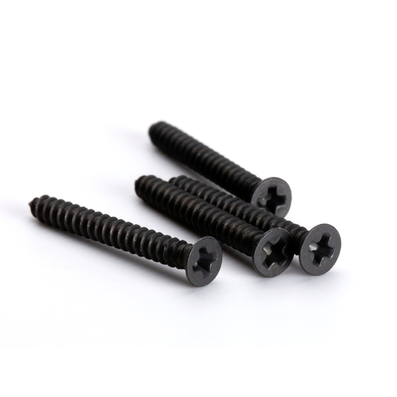 screw-set-bridge-humbucker-mounting-ring-black Screw Set, Bridge Humbucker Mounting Ring, Black