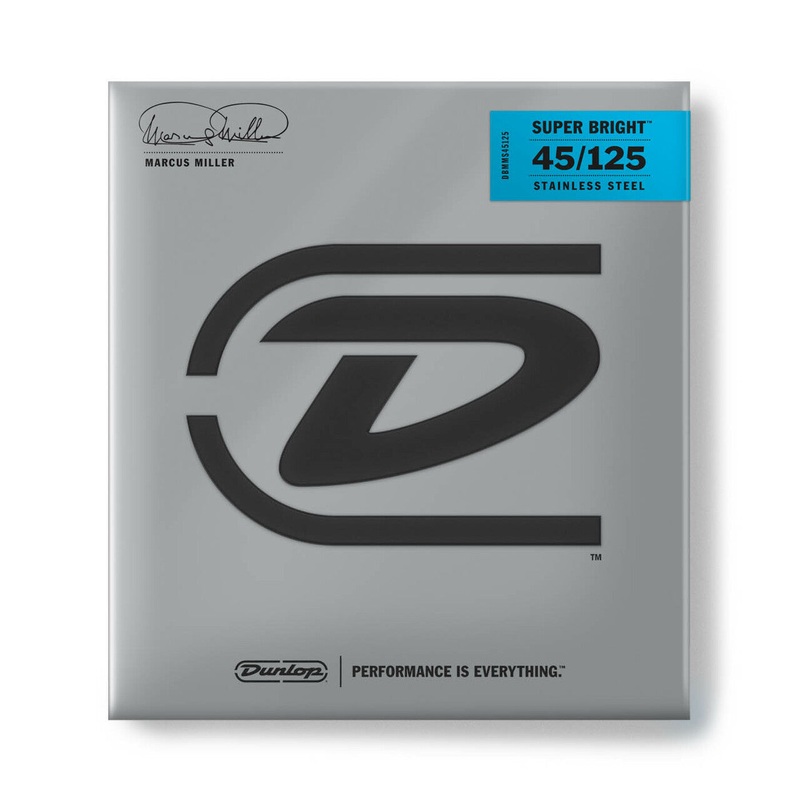 dunlop-marcus-miller-super-bright-bass-strings-5-string-45-125 Dunlop Marcus Miller Super Bright Bass Strings - 5 String 45/125