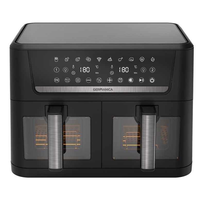 germanica-12l-dual-drawer-air-fryer Germanica 12L Dual Drawer Air Fryer