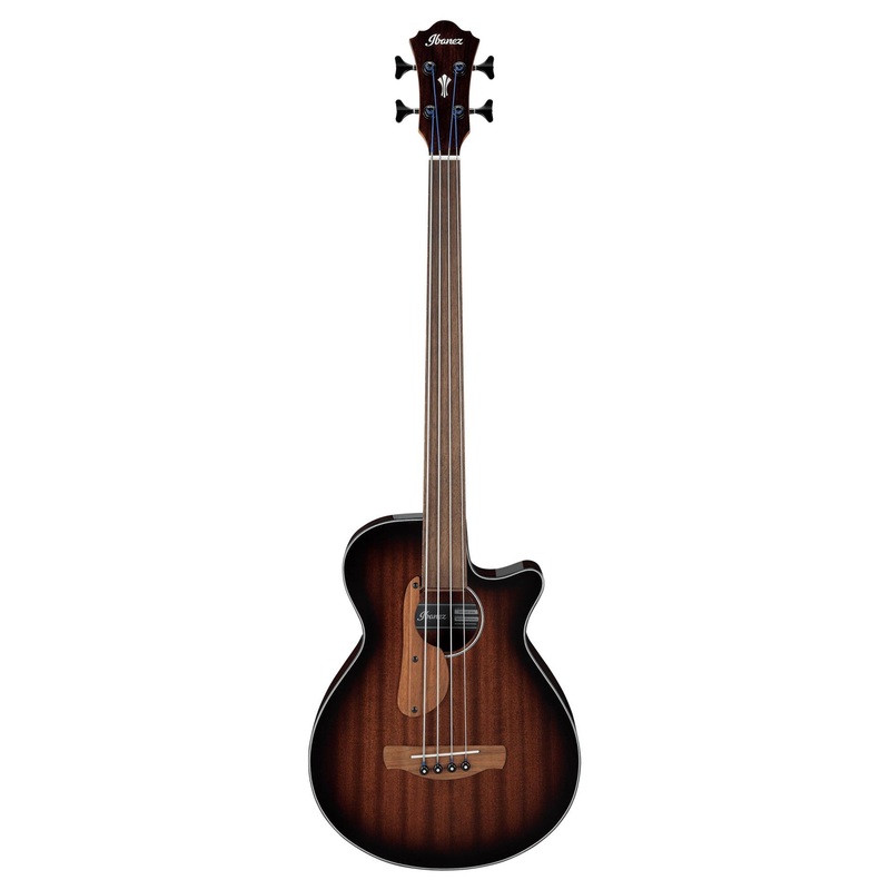 ibanez-aegb24fe-mahogany-sunburst-hg2024-fretless Ibanez AEGB24FE - Mahogany Sunburst HG2024 Fretless
