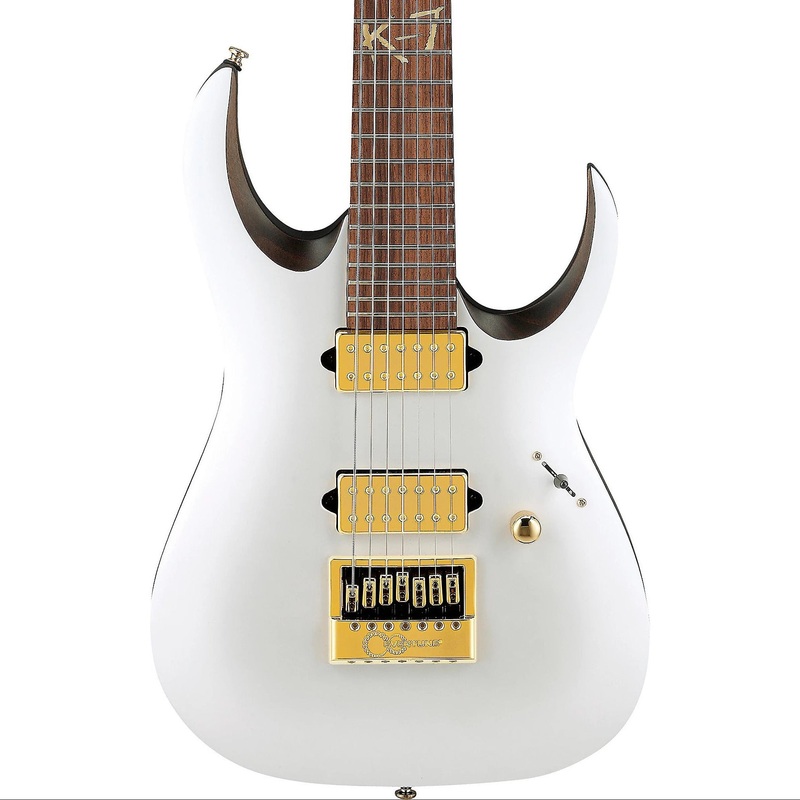 ibanez-k7yang-brian-head-welch-korn-signature-7-string-guitar-matte-white Ibanez K7YANG Brian "Head" Welch Korn Signature 7-string Guitar - Matte White