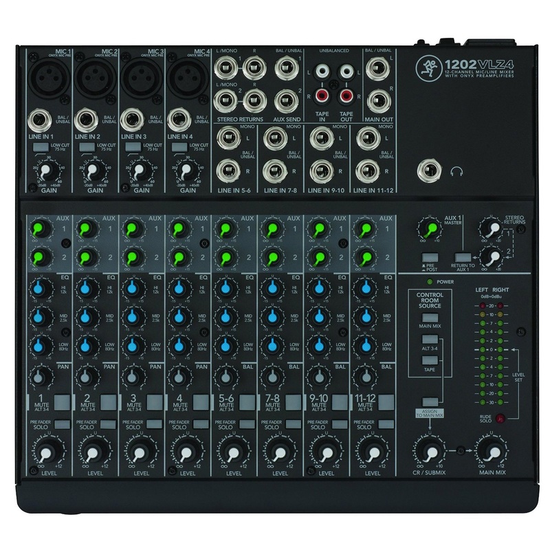 mackie-1202vlz4-12-channel-compact-mixer Mackie 1202VLZ4 12-Channel Compact Mixer