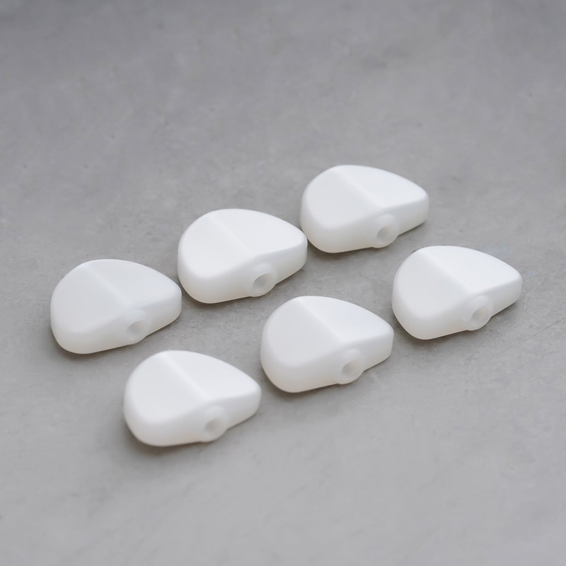 tb-004-guyker-tuning-peg-buttons-semicircle-for-3r3l-tuners-pearl-for-3-3-tuners TB-004 Guyker Tuning Peg Buttons Semicircle for 3R3L Tuners Pearl (For 3+3 tuners)