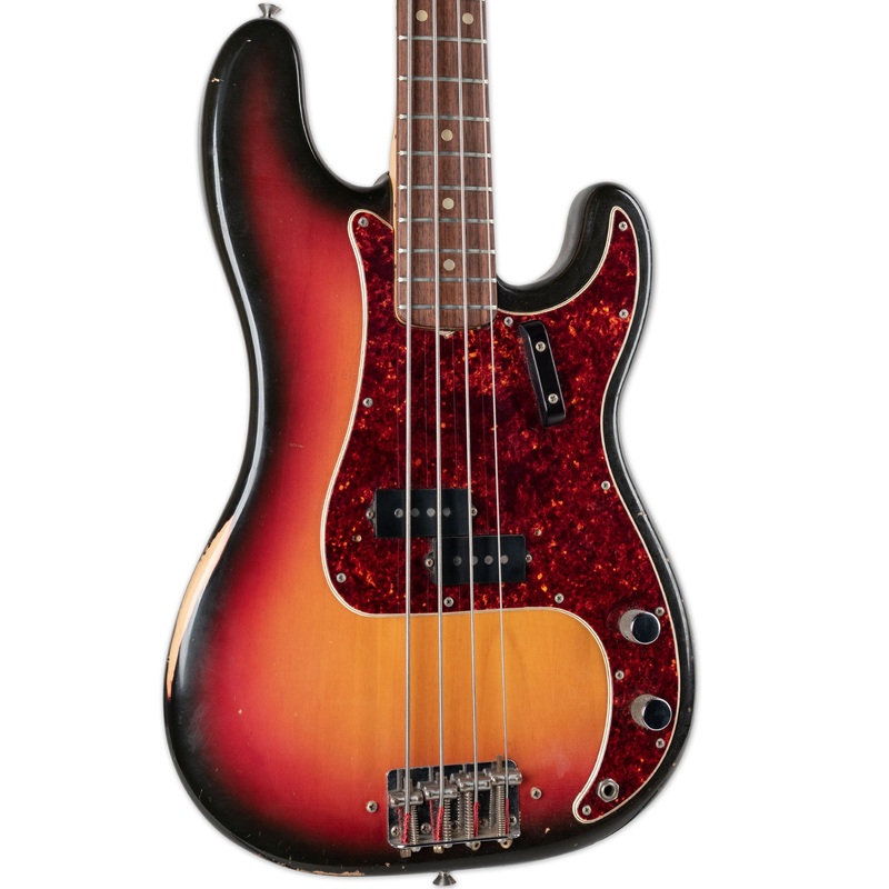 vintage-fender-1971-precision-bass-with-original-case VINTAGE FENDER 1971 PRECISION BASS WITH ORIGINAL CASE