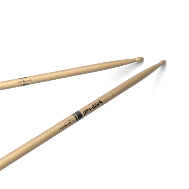classic-forward-7a-hickory-drumstick-oval-wood-tip Classic Forward 7A Hickory Drumstick, Oval Wood Tip