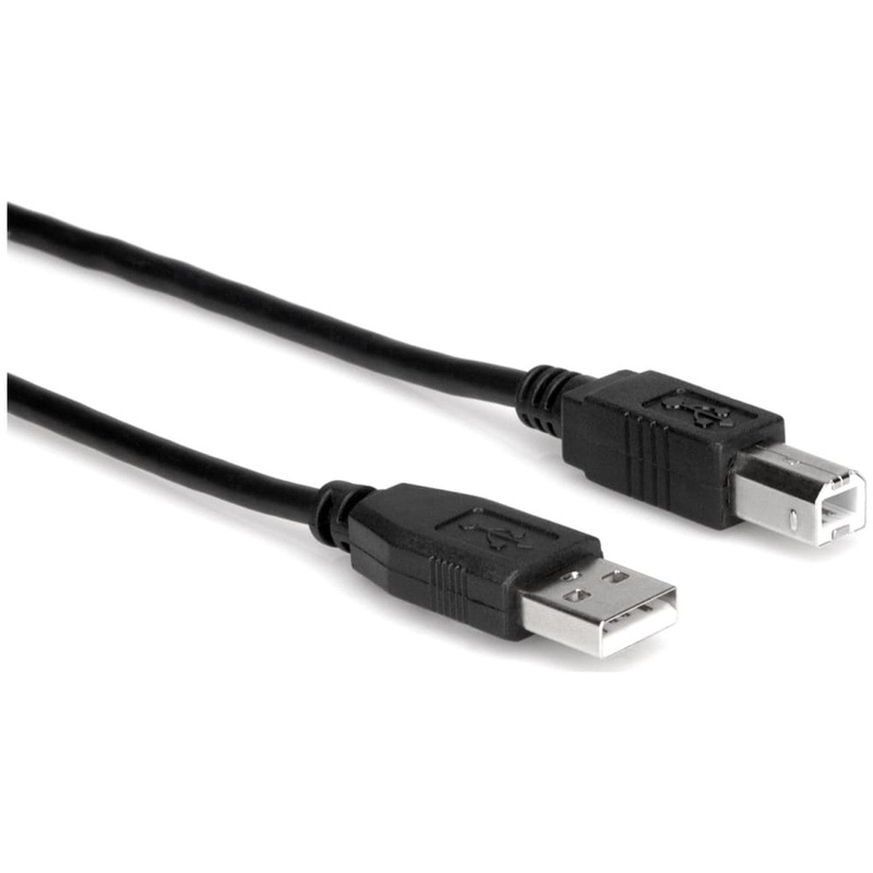hosa-usb-210ab-usb-2-0-type-a-to-type-b-cable-10ft-hi-speed-usb-cable Hosa - USB-210AB - USB 2.0 - Type A To Type B Cable - 10FT - Hi Speed USB Cable