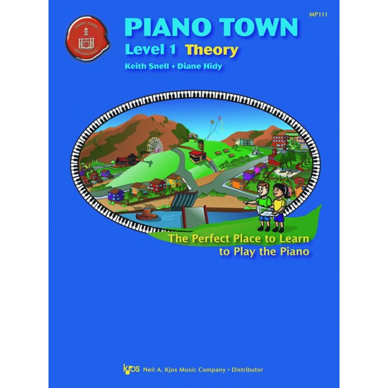 kjos-mp111-level-1-theory-piano-town Kjos MP111 Level 1 Theory Piano Town