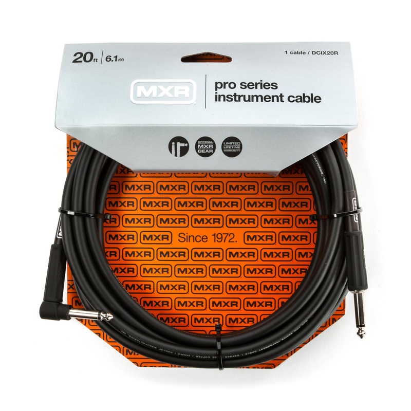 mxr-pro-series-instrument-cable-right-straight-20-ft-dcix20r MXR PRO SERIES INSTRUMENT CABLE - RIGHT / STRAIGHT 20 FT - DCIX20R