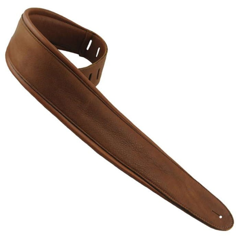 omg-music-henry-heller-3-5-padded-luxe-soft-glove-capri-leather-guitar-strap-brown-hpad35-37 OMG Music Henry Heller 3.5" Padded Luxe Soft Glove Capri Leather Guitar Strap Brown (HPAD35-37)
