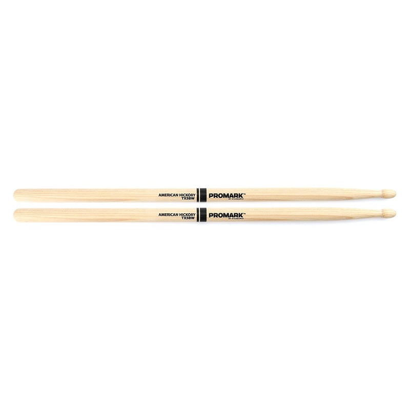 pro-mark-tx5bw-5b-hickory-wood-tip-drum-sticks-pair pro-mark TX5BW 5B Hickory Wood Tip Drum Sticks (Pair)